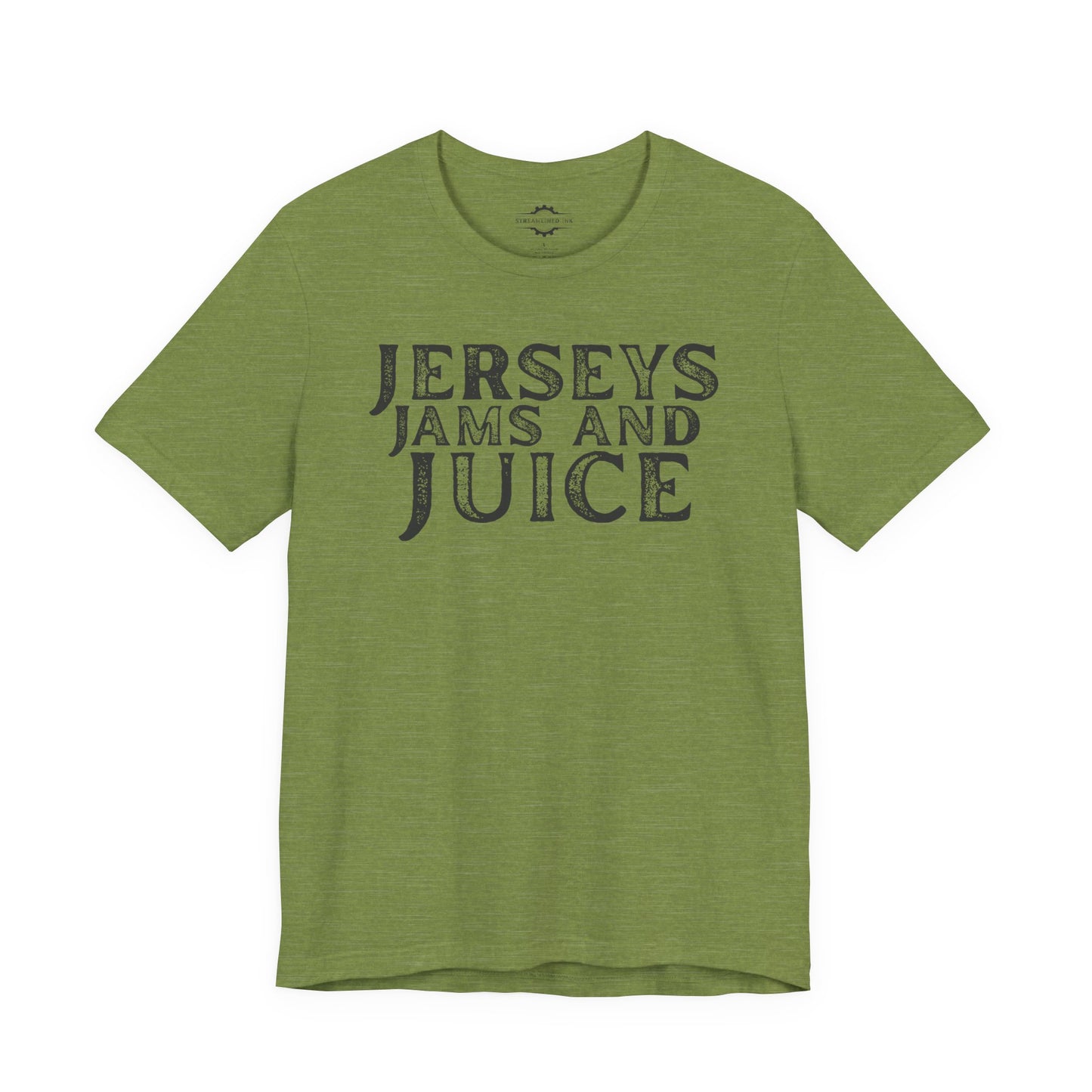 Jerseys Jams And Juice | Softball Mom T-Shirt