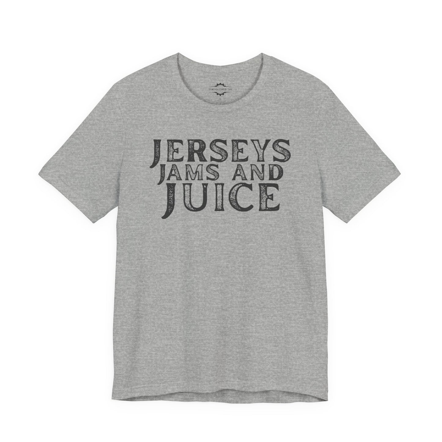 Jerseys Jams And Juice | Softball Mom T-Shirt