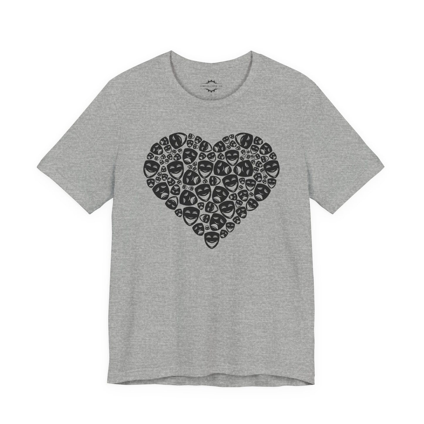 Drama Mask Heart | Stage Mom T-Shirt
