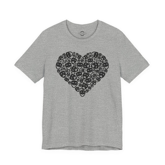Drama Mask Heart | Stage Mom T-Shirt