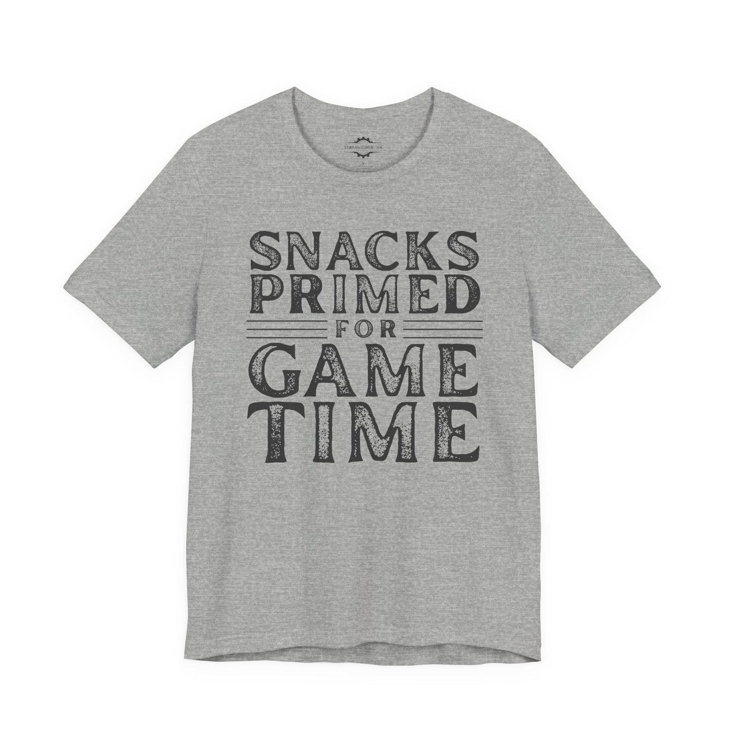 Snacks Primed For Game Time  | Softball Mom T-Shirt