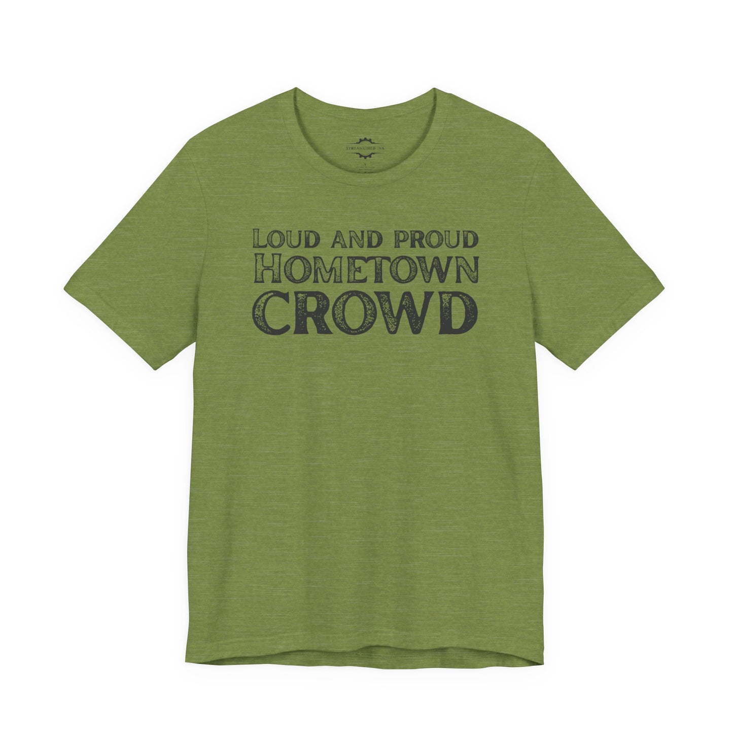 Loud And Proud Hometown Crowd | Softball Mom T-Shirt