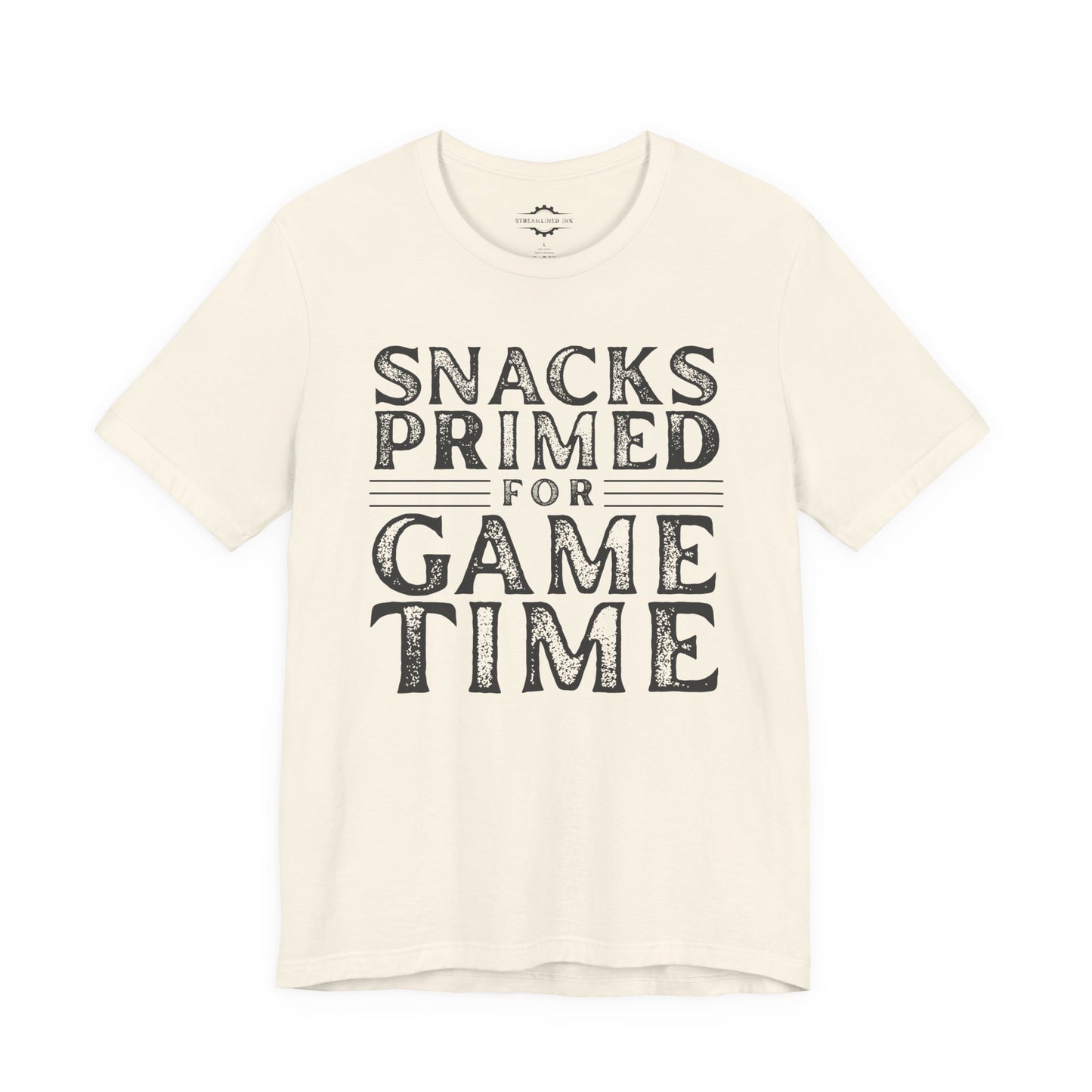 Snacks Primed For Game Time  | Softball Mom T-Shirt