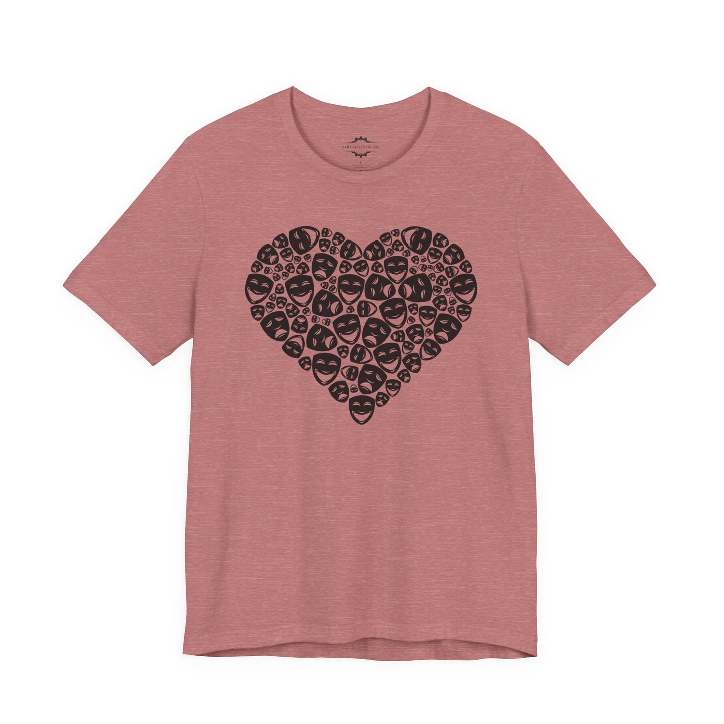 Drama Mask Heart | Stage Mom T-Shirt