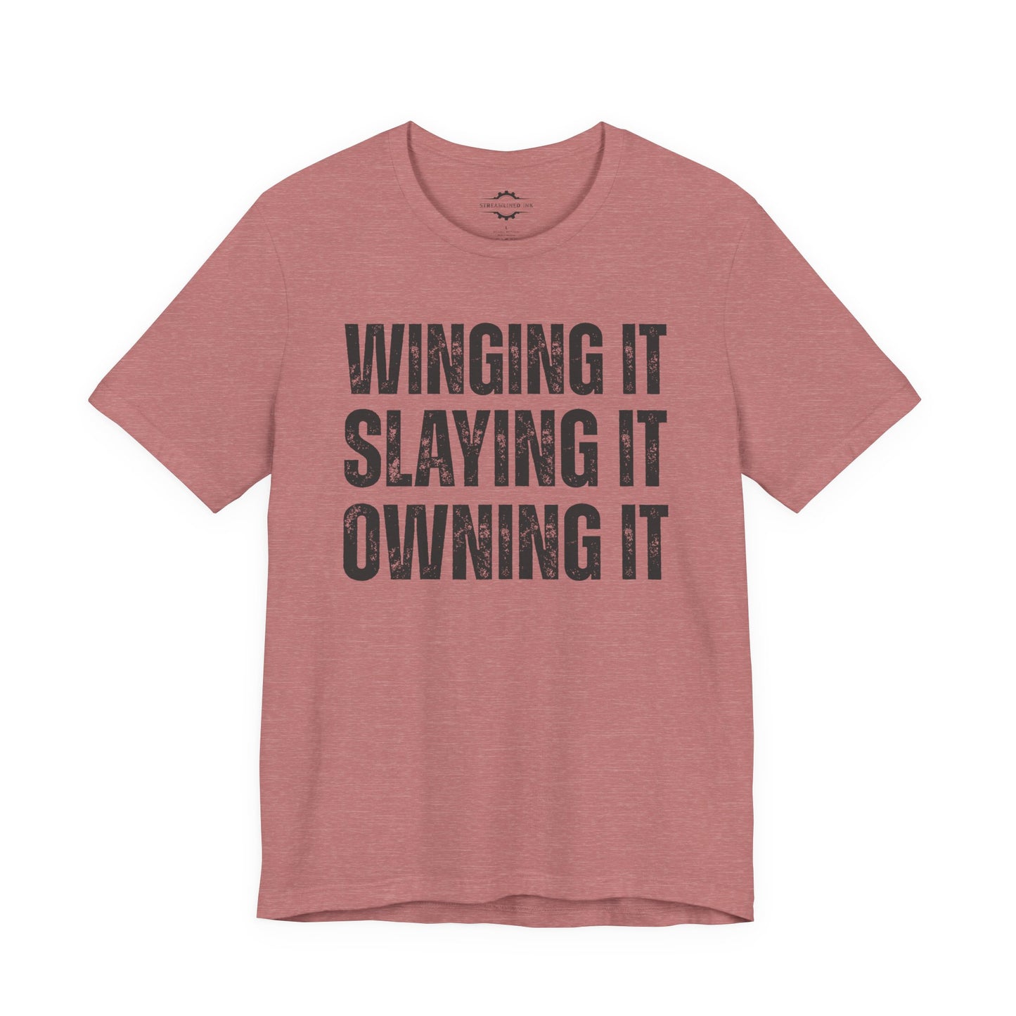 Winging It Slaying It Owning It | Bird Lover T-Shirt
