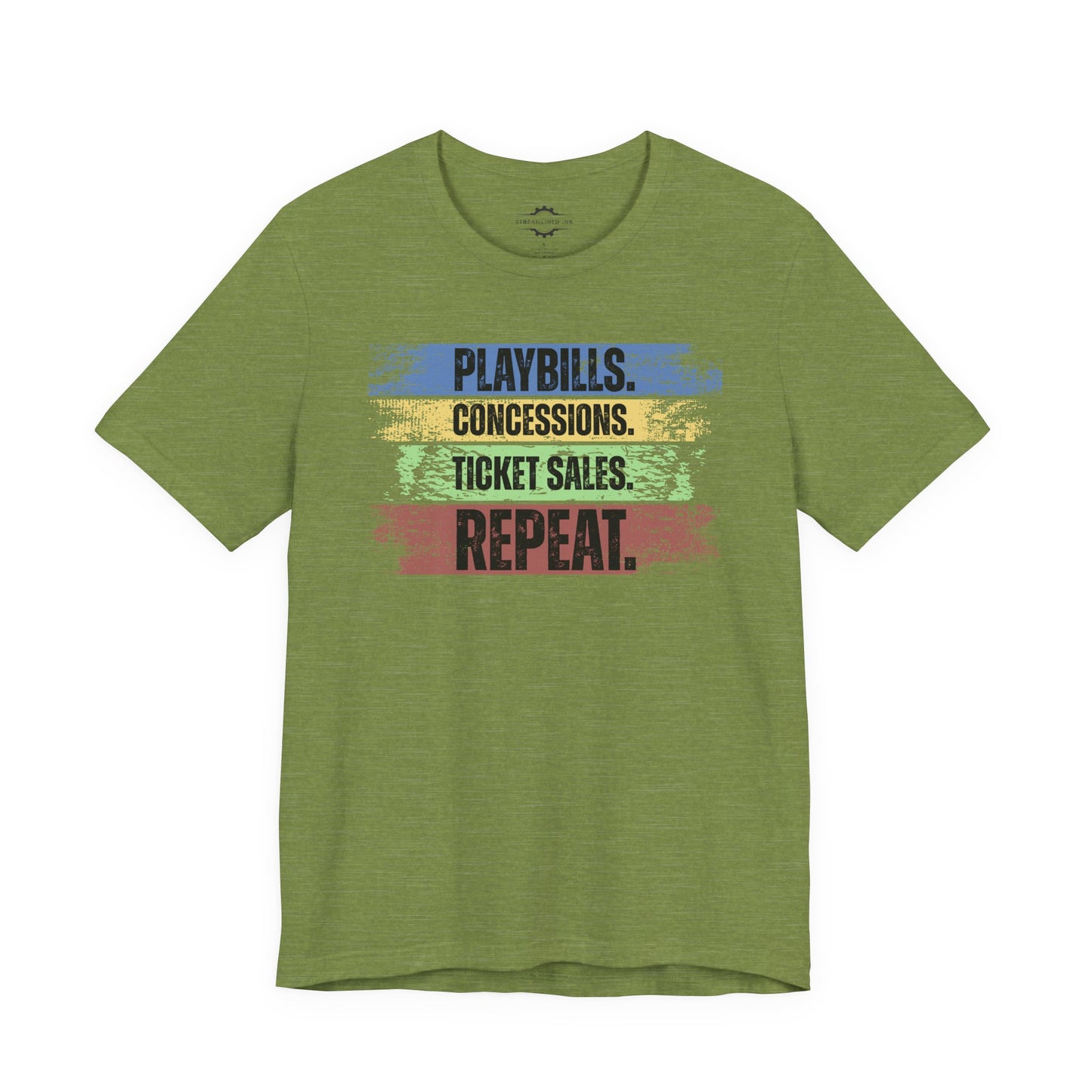 Playbills Concessions Ticket Sales Repeat | Stage Mom T-Shirt