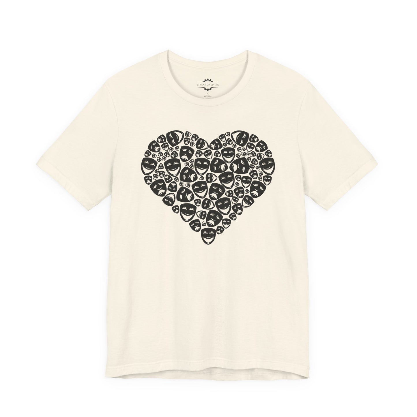 Drama Mask Heart | Stage Mom T-Shirt