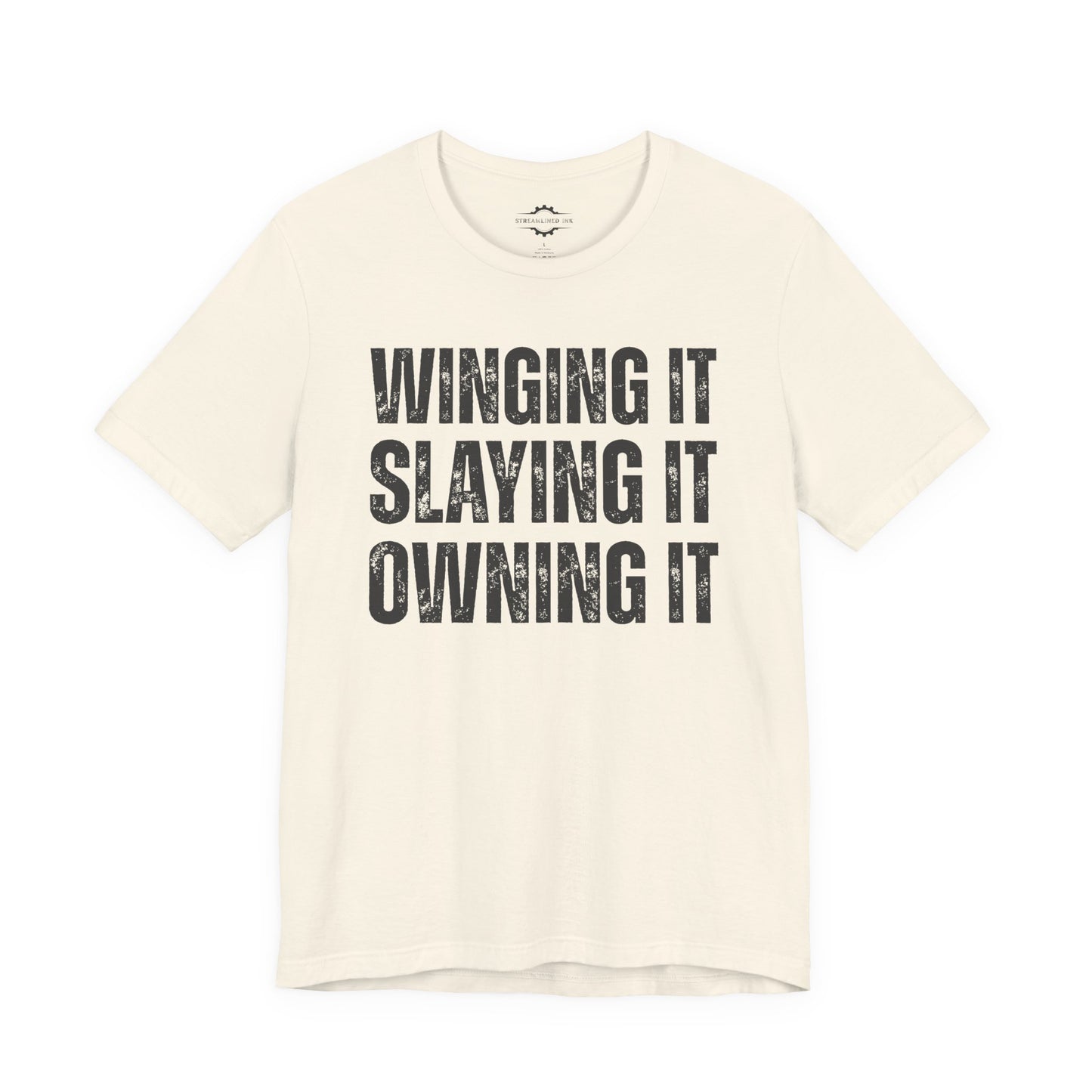 Winging It Slaying It Owning It | Bird Lover T-Shirt